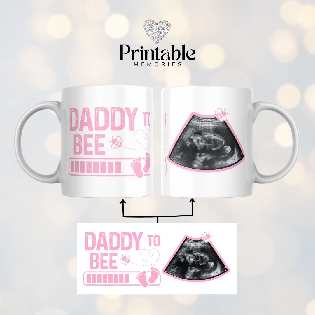 Caneca "Daddy to Be" Printable Memories