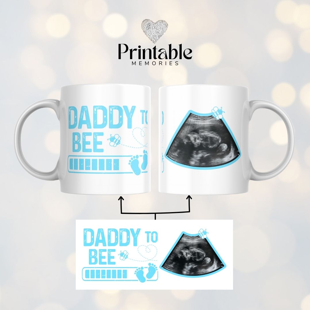 Caneca "Daddy to Be" Printable Memories