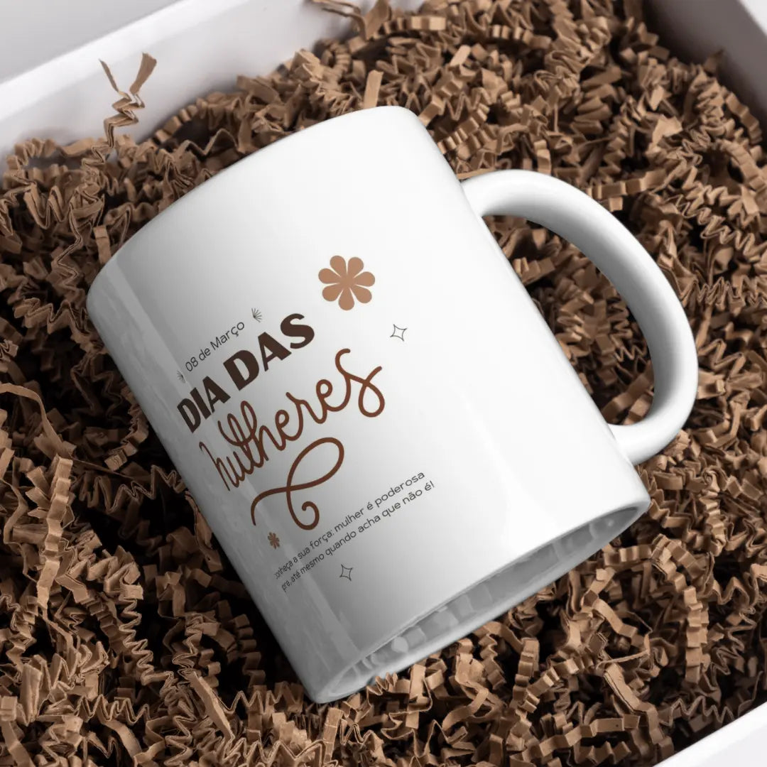 Caneca Feliz Dia da Mulher Printable Memories