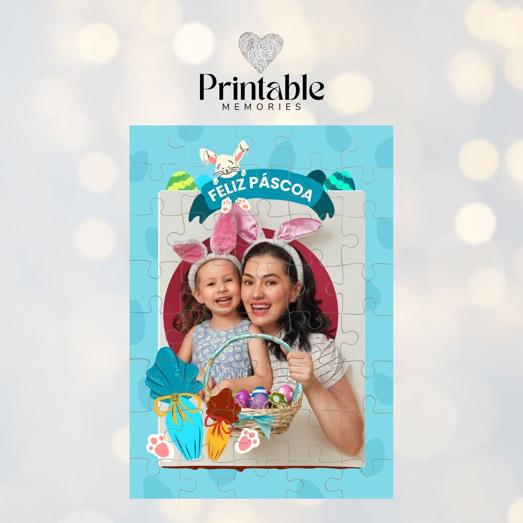 Puzzle Páscoa Encantada Printable Memories
