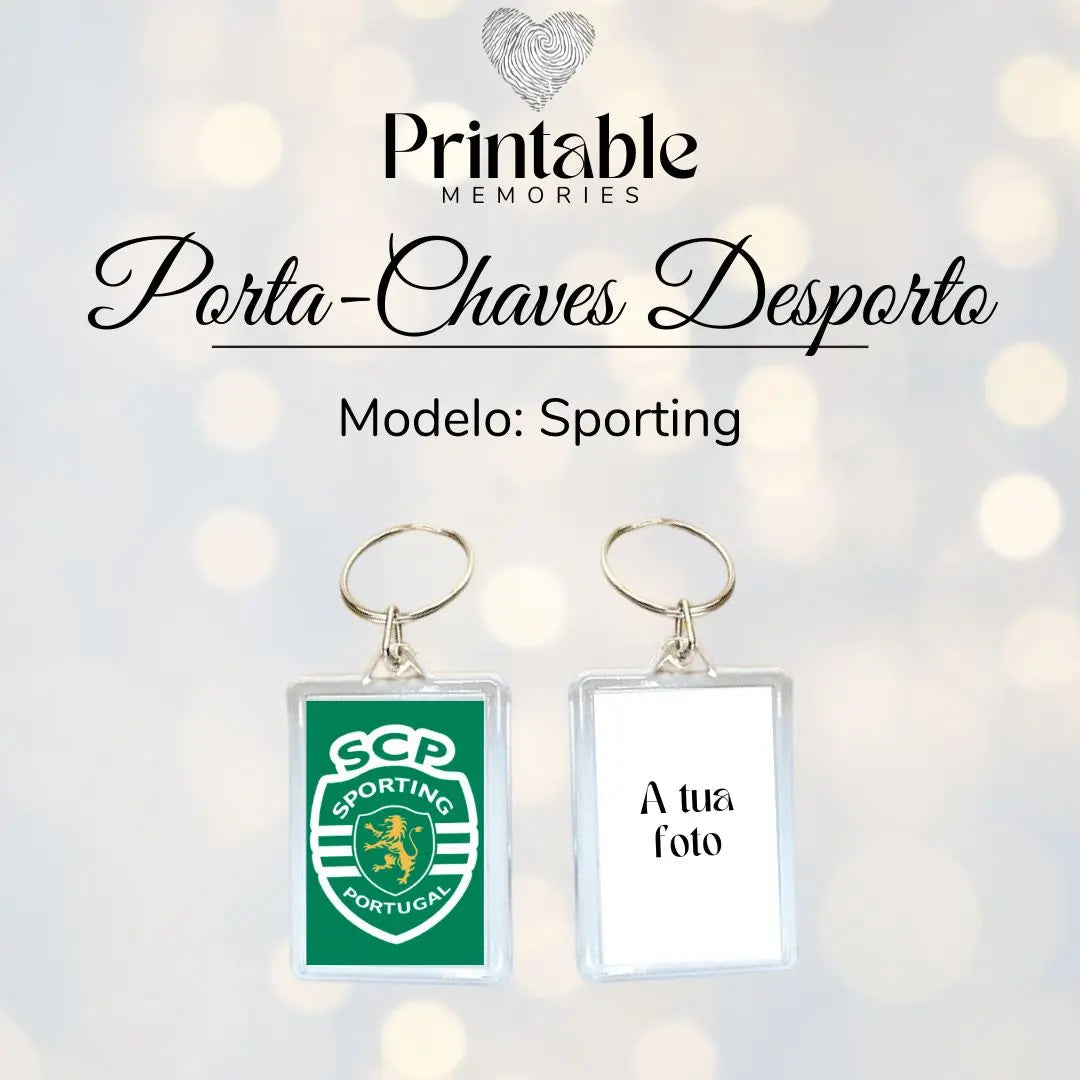 Porta-Chaves Sporting Printable Memories