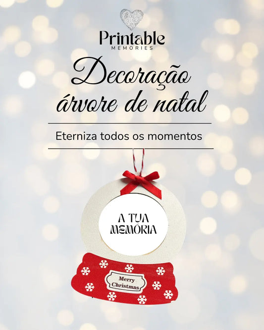 Decoração Árvore de Natal Printable Memories
